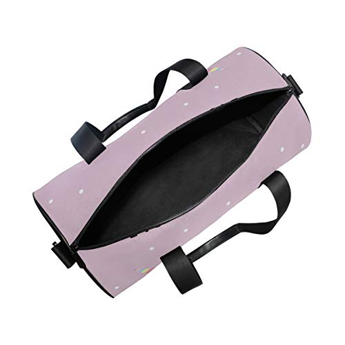 Huakz Cute Llama Travel Duffle Bag Cartoon Panda Single Shoulder Bag Pink For Gym Sports And Overnight #TOP4