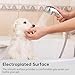 Homaisson Beauty Salon Shampoo Sink Bowl Faucet and Sprayer Kit, Leak-Proof Shampoo Bed Faucet with Metal Hose, Hot and Cold Mixer Tap Sprayer Set for Hair Beauty Salon