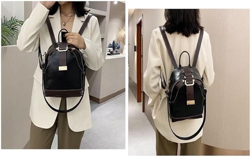 Image of SIBY PU Leather Shoulder Backpack For Women's