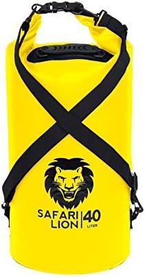 Adventure Lion Premium Waterproof Dry Bag with Twin Shoulder Straps & Grab Handle, Roll Top Dry Sack Great for Kayaking, Swimming, Boating