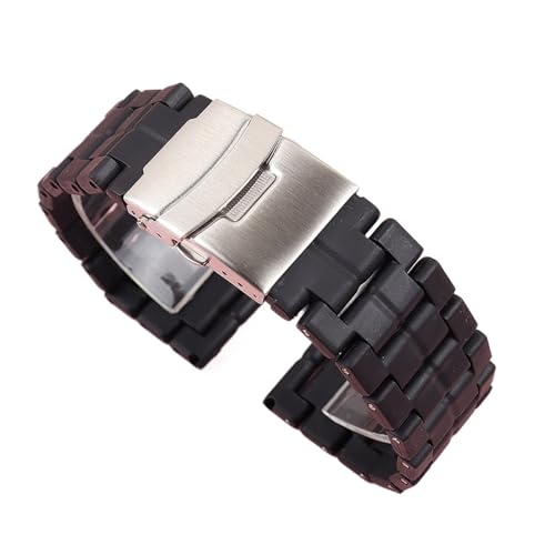 Bracelet montre fibre plastique noir 23mm pour boîtiers 3050 et 3150