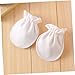 NIYANGLE Baby Glove Set 4 Pairs of Soft Newborn Protection Gloves Anti Scratching Breathable Cotton Fashionable for Boys and Girls
