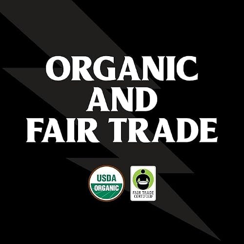 Death Wish Coffee Co., Organic and Fair Trade, Medium Roast, Whole Bean Coffee, 16 oz