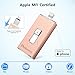 Photo Stick Apple MFi Certified for iPhone 512GB, USB Flash Drive for iPhone Thumb Drive, iPhone-Memory-Stick for iPad/iPhone/Computer Picture Keeper Portable Hard Drive Pink