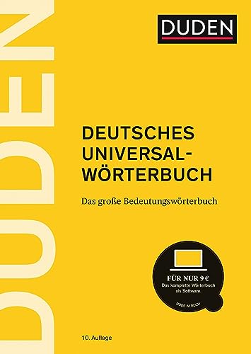 Preisvergleich Produktbild Duden Deutsches Universalwörterbuch: Das große Bedeutungswörterbuch