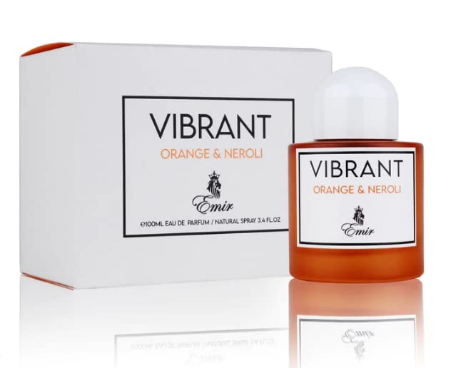 Vibrant Orange and Neroli EDP 100ml Perfume Long Lasting Spray Scent Azari Collection
