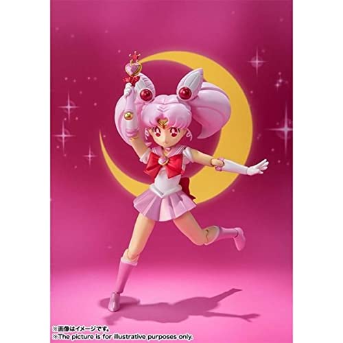 Image of TAMASHII NATIONS - Pretty Guardian Sailor Moon - Sailor Chibi Moon (Animation Color Edition), Bandai Spirits S.H.Figuarts Action Figure