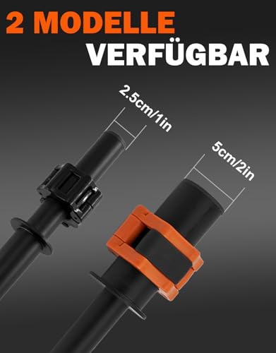Fitarc Handgelenk- und Unterarmtrainer, geeignet für 5.1 cm Hantelscheiben, mit Kragen, Arm- und Handgelenkstärkung, Unterarmtrainer Forearm Strengthener,2 in Forearm Exerciser, Wrist Bar