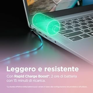 Lenovo IdeaPad Slim 3 Notebook 15.6'' FHD (1920x1080), AMD Ryzen 5 7520U, RAM 8GB, 512GB SSD, Windows 11 Home, WiFi 6 - Arctic Grey