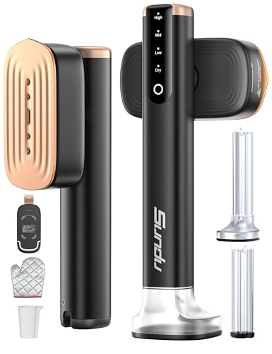 Travel Steamer for Clothes,Sundu Portable Handheld Garment Steamer,15s Fast Heat-up,2 Water Tanks...