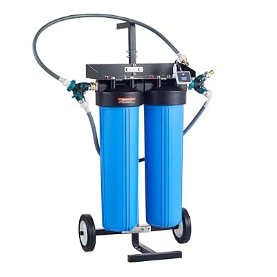 VEVOR Deionized Water System for Car Wash, Premium Water Deionizer for Car Washing with Integrated TDS Meter, Spotless Water Spot Remover Filter with Dual Outlet Mode, Fit for Cars/RVs/Motorcycles