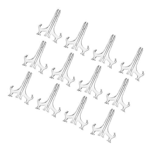 Alipis Art Dish Storage Stands 10 Pcs Display Plate Rack Practical Laptop Brackets for Home Decor