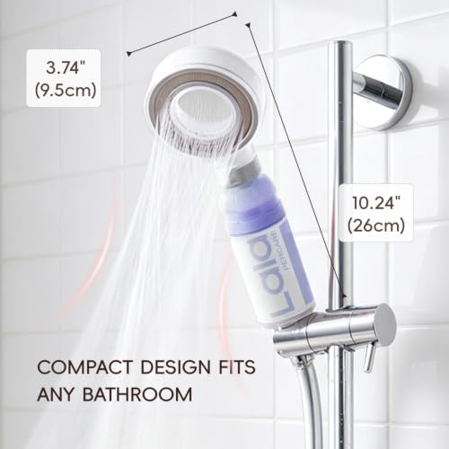 Lalapercare Filtered Shower Head & Aromatherapy Shower Filter, Lavender — view 6