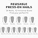 Almond Press on Nails Medium Fake Nails Ombre False Nails with Gold Leaf Design Glue on Nails Full Cover Glossy Stick on Nails Glitter Acrylic Nails Press ons for Women Fall Manicure 24Pcs