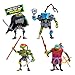 PlayMates Teenage Mutant Ninja Turtles Mix N Match Robots 4-Pack Bundle Toys