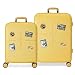 Pepe Jeans Kofferset, 48 x 70 x 28 cm, gelb, 48x70x28 cms, Kofferset