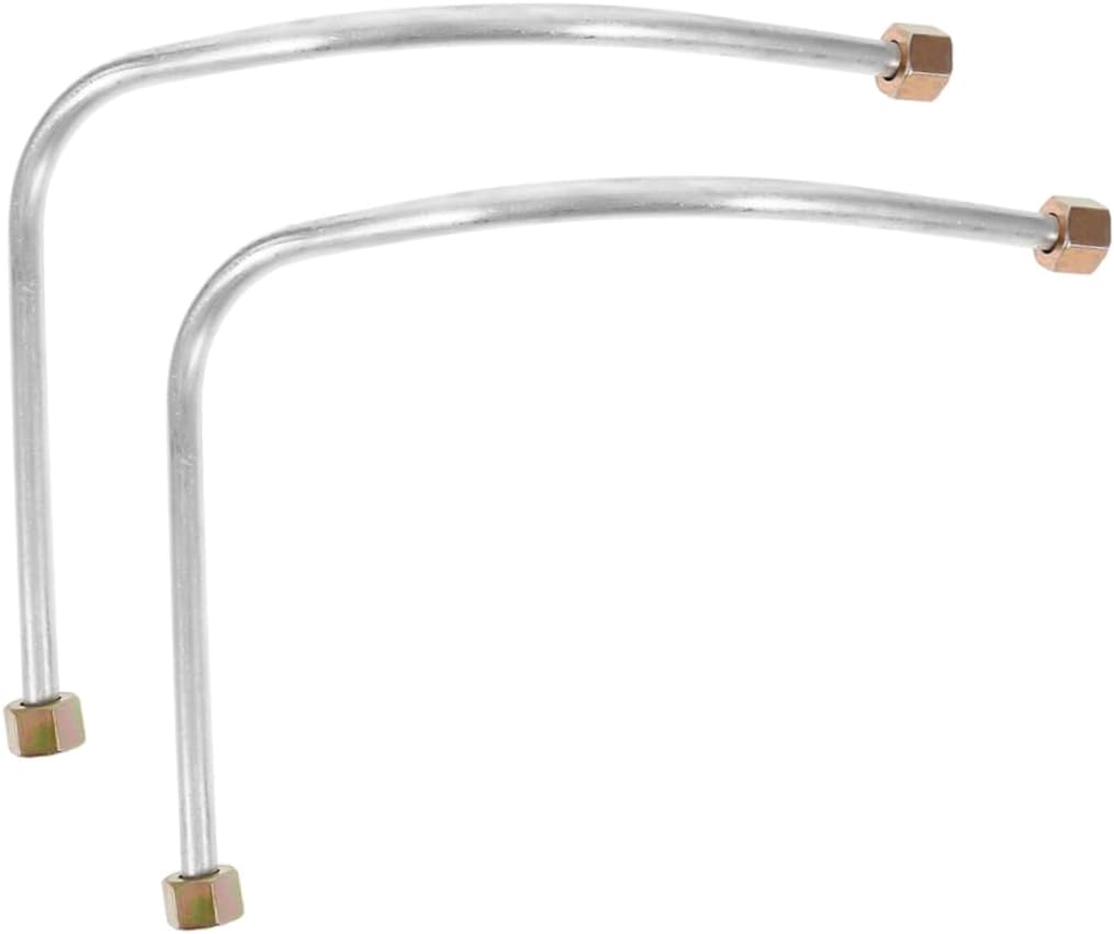 Lurrose 2pcs Aluminum Air Compressor Exhaust Tube Replacement Hose for Husky Air Compressor