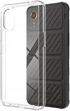 COPHONE® Protective case compatible with Samsung Galaxy Xcover 7 transparent non-slip silicone case for Galaxy Xcover 7 transparent and discreet