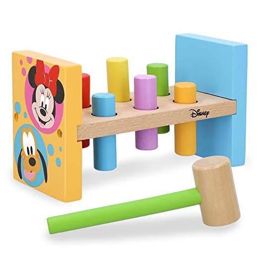 Woomax Juguete De Madera Martillo, Para Niños Y Niñas 1-2 Años, Juguete Montessori Educativo, Para Preescolares, Para Golpear Al Topo