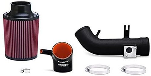 Mishimoto MMAI-CIV-06SIWBK - Entrada de aire de alto rendimiento con escudo térmico compatible con Honda Civic Si 2006-2011 arruga negro