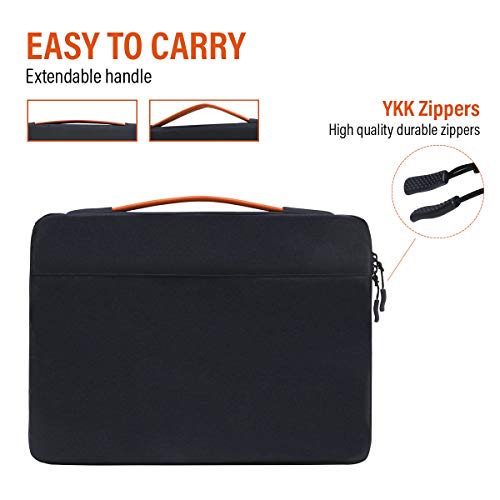 Funda protectora para portátil LSS con asa de cuero PU 14-15.6" miniatura 2