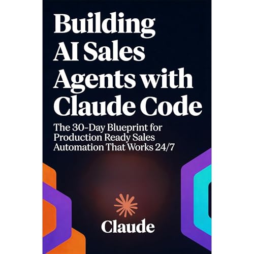 Building AI Sales Agents with Claude Code Audiolibro Por Jake Morrison arte de portada