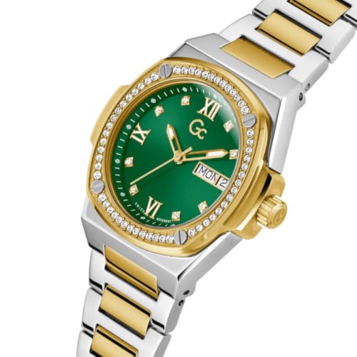 GC-Women-Green-Square-Analog-Watch-Y98010L9MF