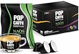 POP CAFFÈ Capsule Compatibili con Nespresso® Original – 100 Capsule Miscela 2 Cremoso, Espresso Intenso e Cremoso, Aroma Dolce e Persistente, Monodose Sigillate SINGOLARMENTE