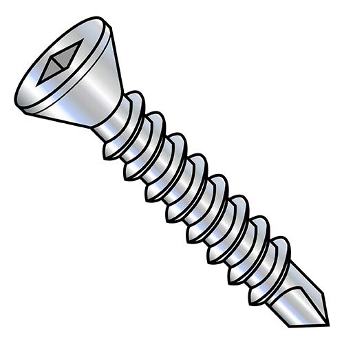 Tornillo autoperforante zinc 8-18X1 1/4 cabeza plana pack 3000