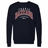 500 LEVEL Travis Bazzana Cleveland Collegiate Arch Crewneck Sweatshirt (Navy, Large)
