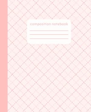 Composition Notebook: College Ruled Cute Strawberry and Kawaii Flower ...