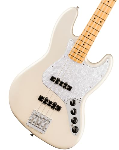 Fender �t�F���_�[ �G���L�x�[�X Player II Modified Active Jazz BassR, Maple Fingerboard, Olympic Pearl �M�O�o�b�O�t��