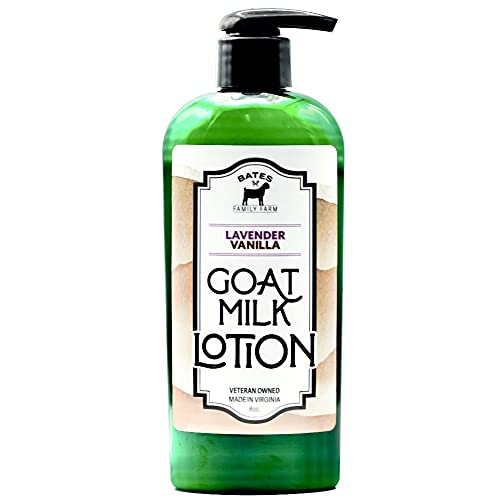 Bates Family Farm Goat Milk and Shea Butter Lotion 8 Oz (Lavender Vanilla)