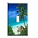 Tropical Tiki Beach Hut Decorative Switchplate Cover