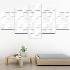 SIGNWIN 5 Panel Canvas Wall Art Modern Art...