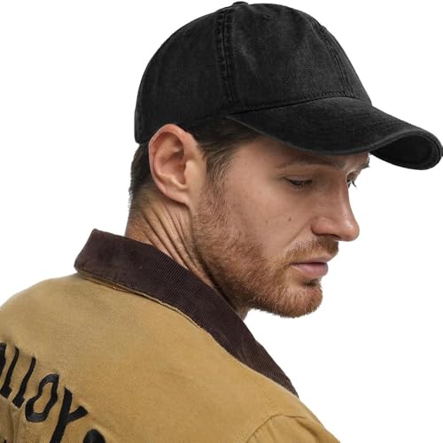 Image of 6Pack Unisex Vintage Washed Cotton Baseball Cap Soft Unconstructed Plain Blank Adjustable Size Dad Hat