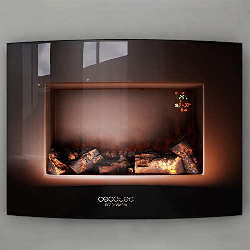 Chimenea eléctrica decorativa de 2000W con llama ajustable Ready Warm 2210 Curved 3