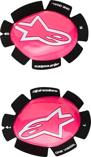 Alpinestars GP Plus Curseurs de genou rose glisseurs de rechange pour combinaison moto