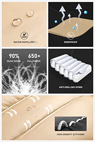 Orolay Women's Lightweight Packable Down Jacket Quilted Puffer Coat With Stand Collar Grey S #TOP2