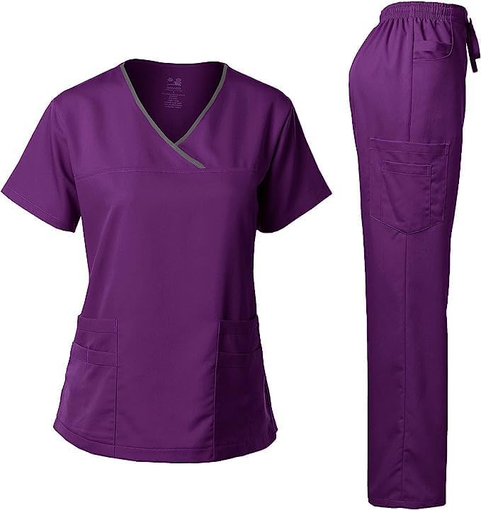 Uniform Scrub Suit for Doctor,Nurse House maid, Nanny, Beauticians by AB Tailoring