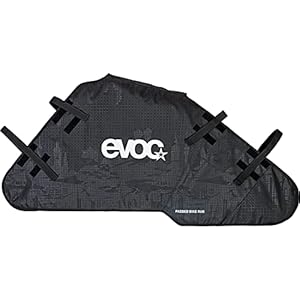 EVOC Padded Bike Rug, Bike Transport Protection (Padded Bike Cover, Protection for Bike Frame and Wheels, Dirt Protection, Suitable for a Wide Range of Bike Types), Black