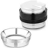 Praktische Tools für konsistente Aufnahmen - Sowohl der Verteiler als auch der Stampfer sind einstellbar. Eine gleichm？？ige Verteilung für eine gleichm？？ige Extraktion macht Ihren Espresso-Puck jedes Mal konsistenter als der übliche Stampfer. Schnell und einfach zu bedienen - Sie k？nnen alle Vermutungen anstellen Stellen Sie den Verteiler so ein, dass die Verteilung und ein Stempel in einer vollen Umdrehung erzielt werden und sehr gute Aufnahmen erzielt werden,
