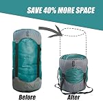 Frelaxy Sac de compression, sac de couchage ultraléger, 40% Plus de stockage ! 11L/18L/30L/45L/52L, Sac de compression - Space Équipement d'économie pour le camping, randonnée, backpacking