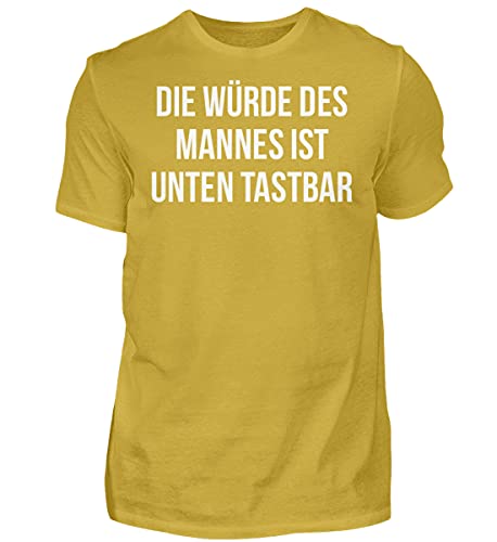T-shirt homme grand t-shirt qualité supérieure or jaune XXXL