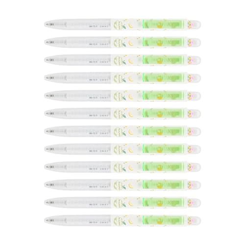 Pack de 12 bolígrafos de gel 0.5mm punta fina miniatura 5