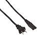 6ft Polarized 2-Slot Power Cord Black