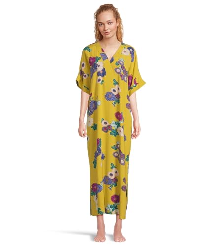 Natori Women's Kiku-Challis Dolman Sleeve Caftan