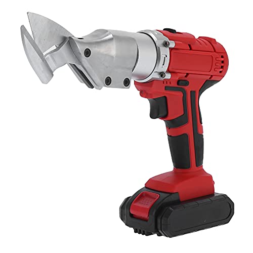 Cordless Electric Shears, Comfortable Grip Electric Metal Scissors 15000Mah Battery for Steel Cutting for Iron Sheet Cutting(U.S. regulations)