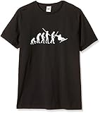 T-Shirt aus 100 %Baumwolle im Comfort Cut ( fallen größer aus ) oder Slimfit ( körperbetont, nur in schwarz ) erhältlich.