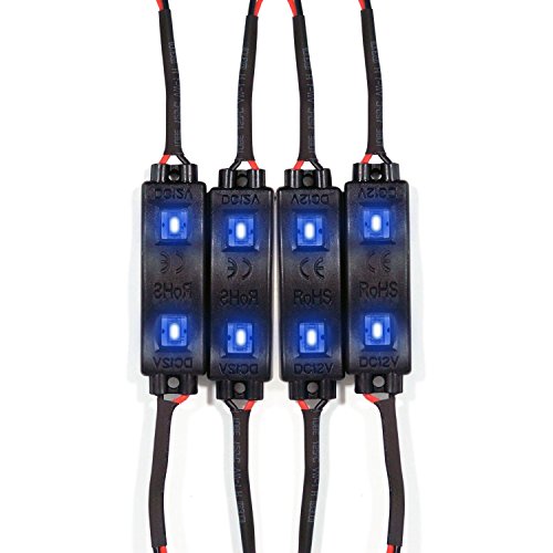 Módulo LED Azul 12V Resistente 4 Unidades miniatura 1